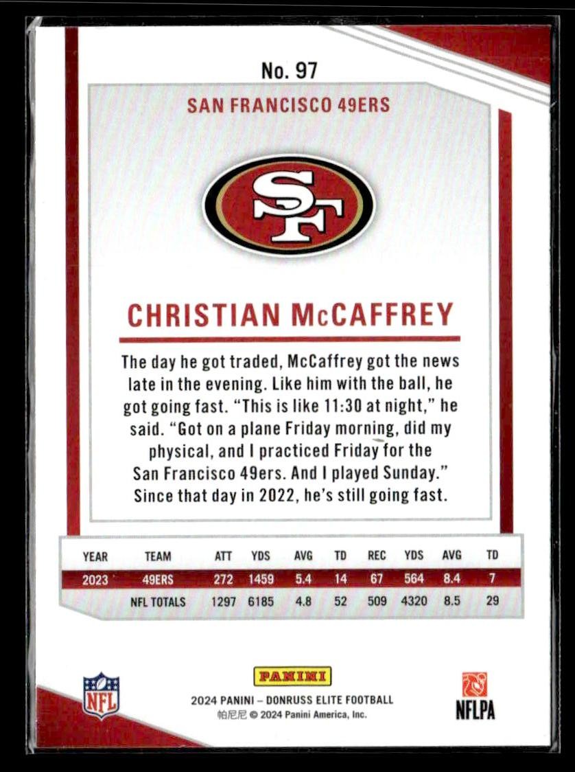 2024 Donruss Elite #97 Christian McCaffrey