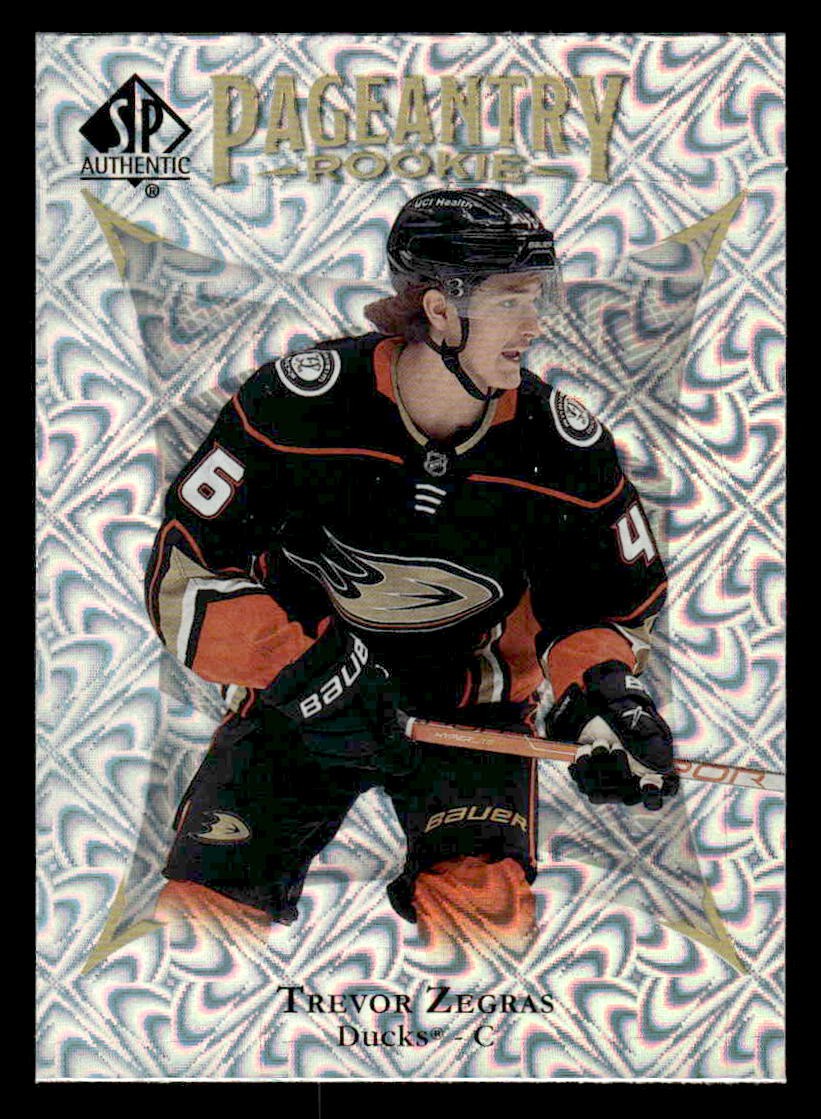2021-22 SP Authentic #P-55 Trevor Zegras Pageantry