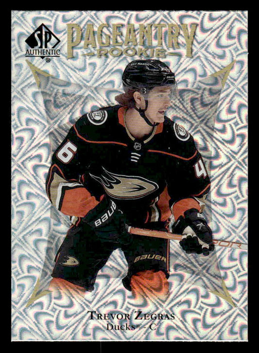 2021-22 SP Authentic #P-55 Trevor Zegras Pageantry