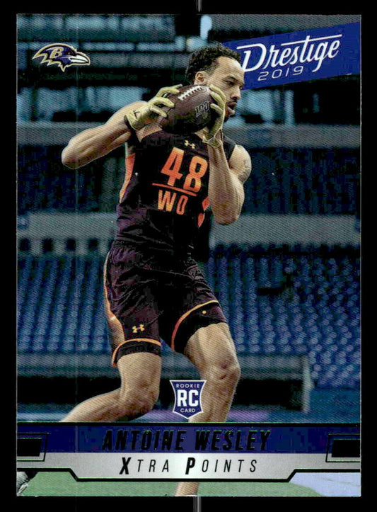 2019 Panini Prestige #288 Antoine Wesley Xtra Points Green