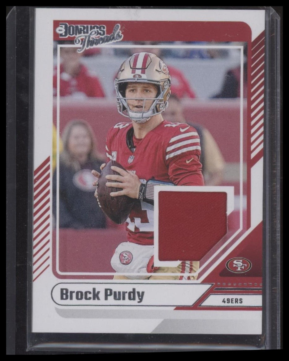 2024 Donruss #DTH-BPU Brock Purdy Donruss Threads