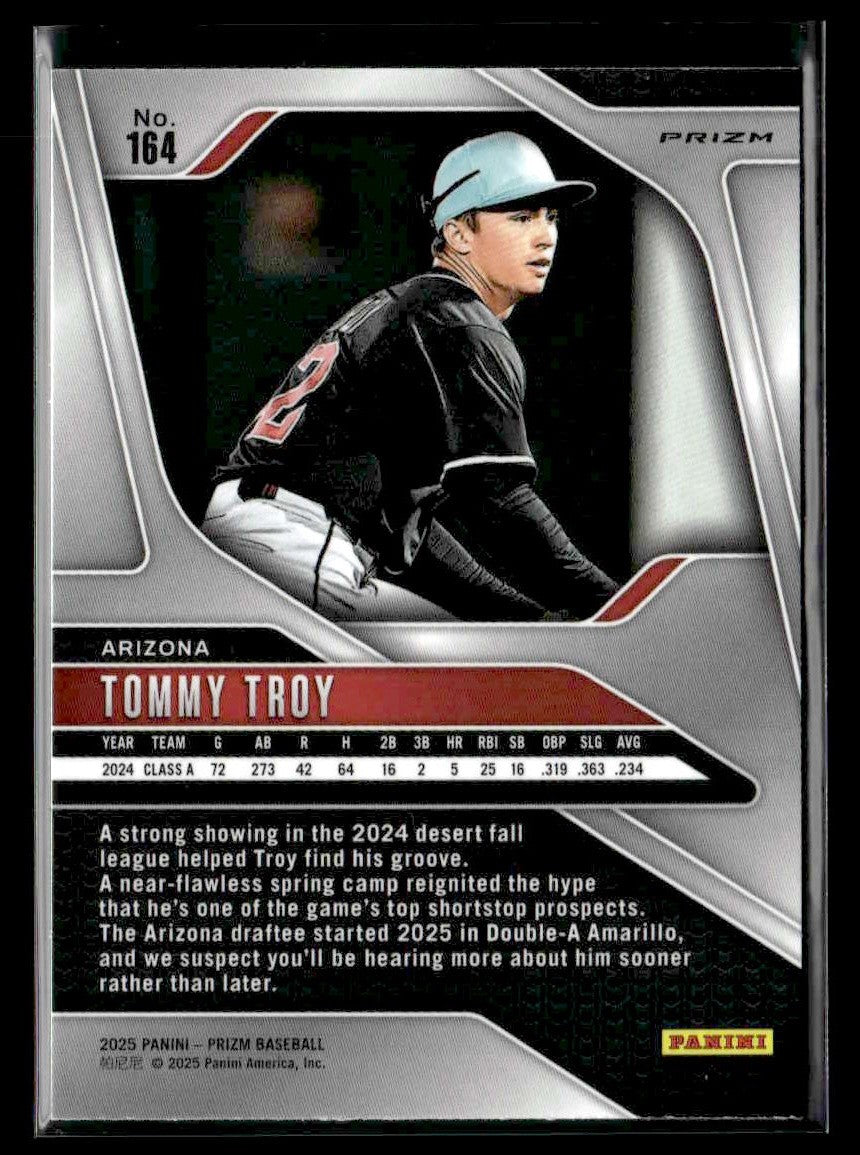 2025 Panini Prizm #164 Tommy Troy Silver Prizm