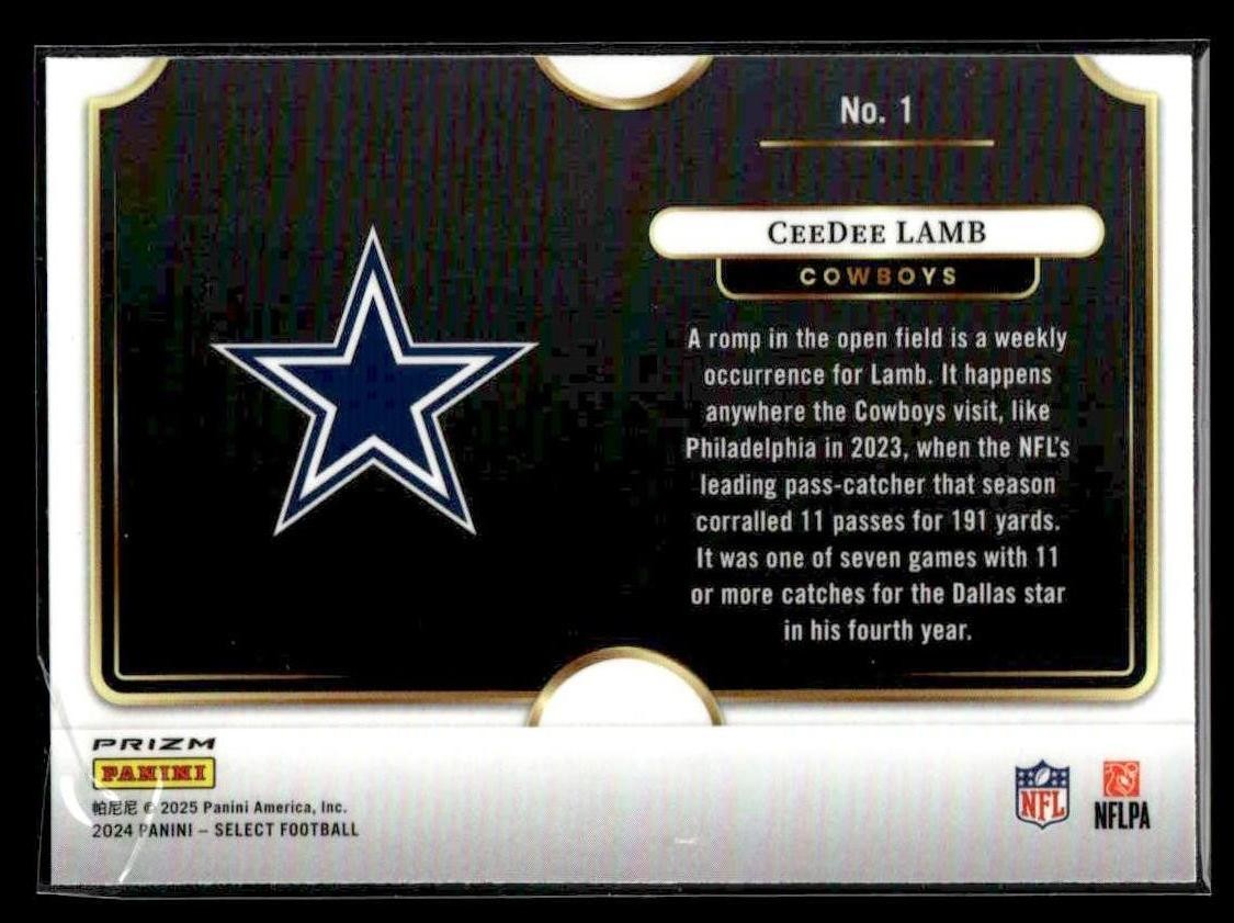 2024 Panini Select Football Silver #1 Dak Prescott Snapshots