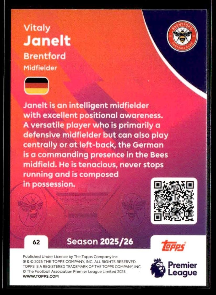 2025-26 Topps Premier League #62 Vitaly Janelt