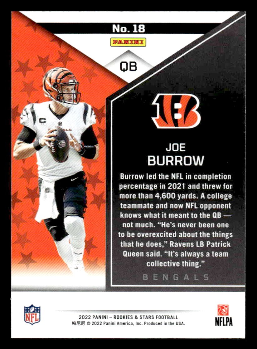 2022 Panini Rookies & Stars #18 Joe Burrow