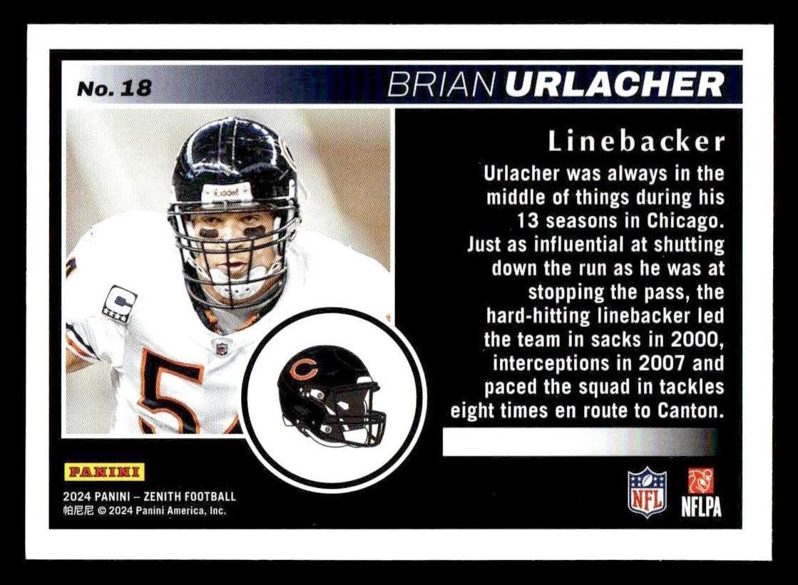 2024 Panini Zenith #18 Brian Urlacher
