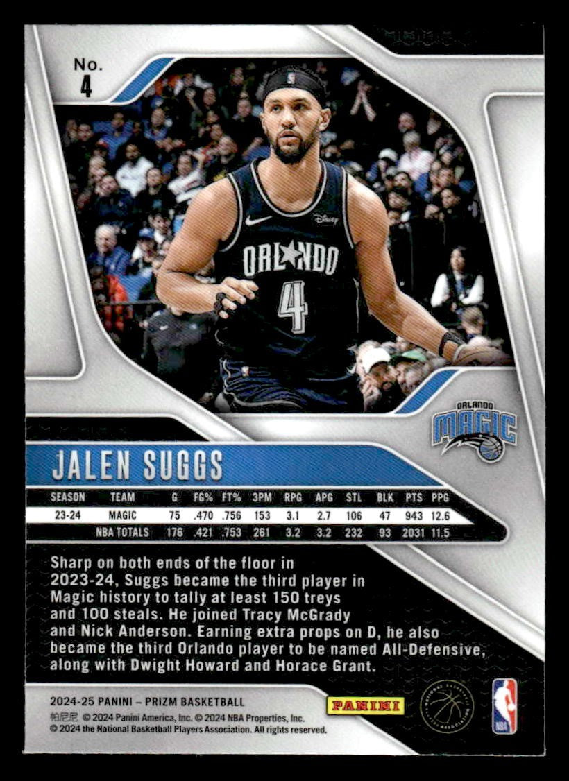 2024-25 Panini Prizm #4 Jalen Suggs