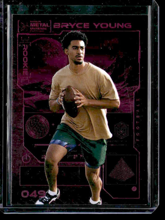 2023 SkyBox Metal Universe Champions #049 Bryce Young Pink FX #/75