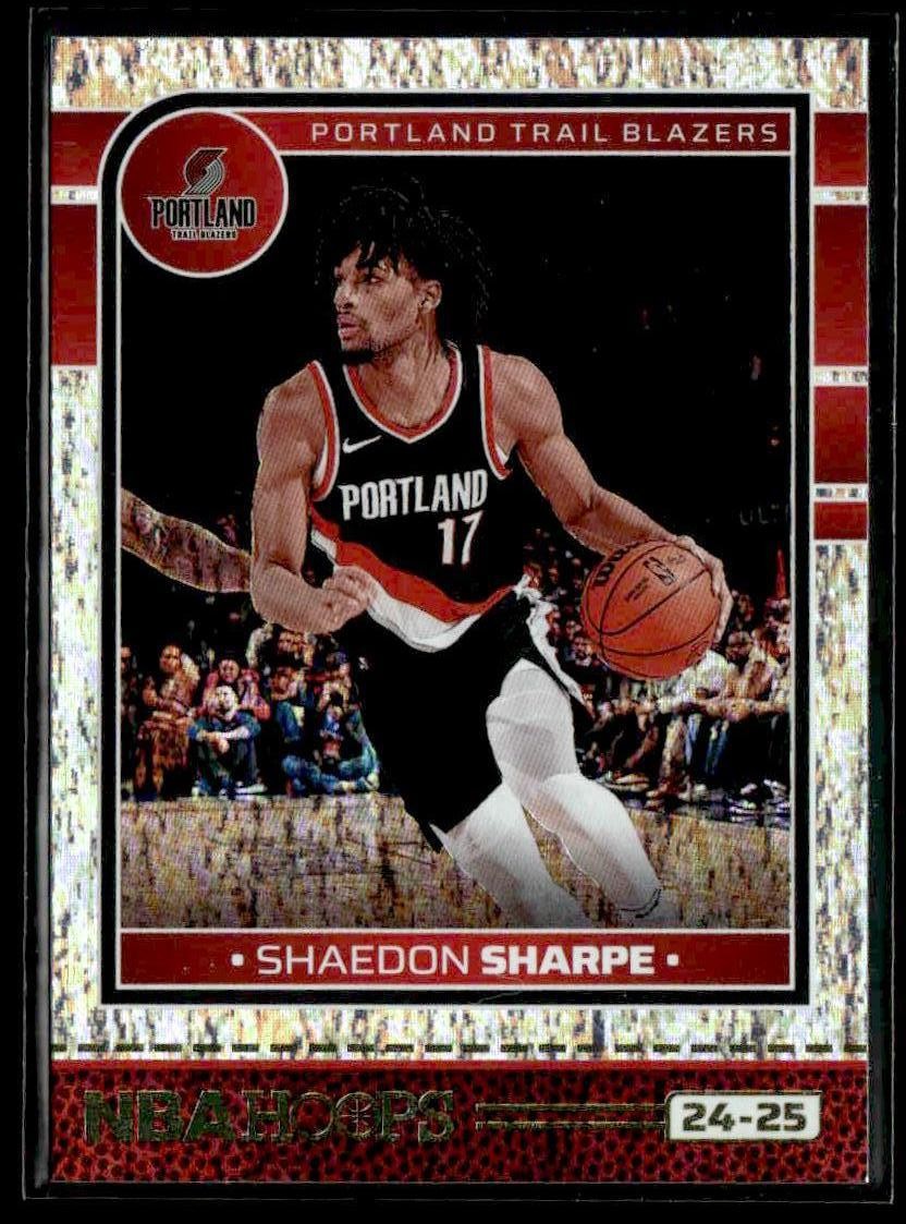 2024-25 Hoops #184 Shaedon Sharpe Texture