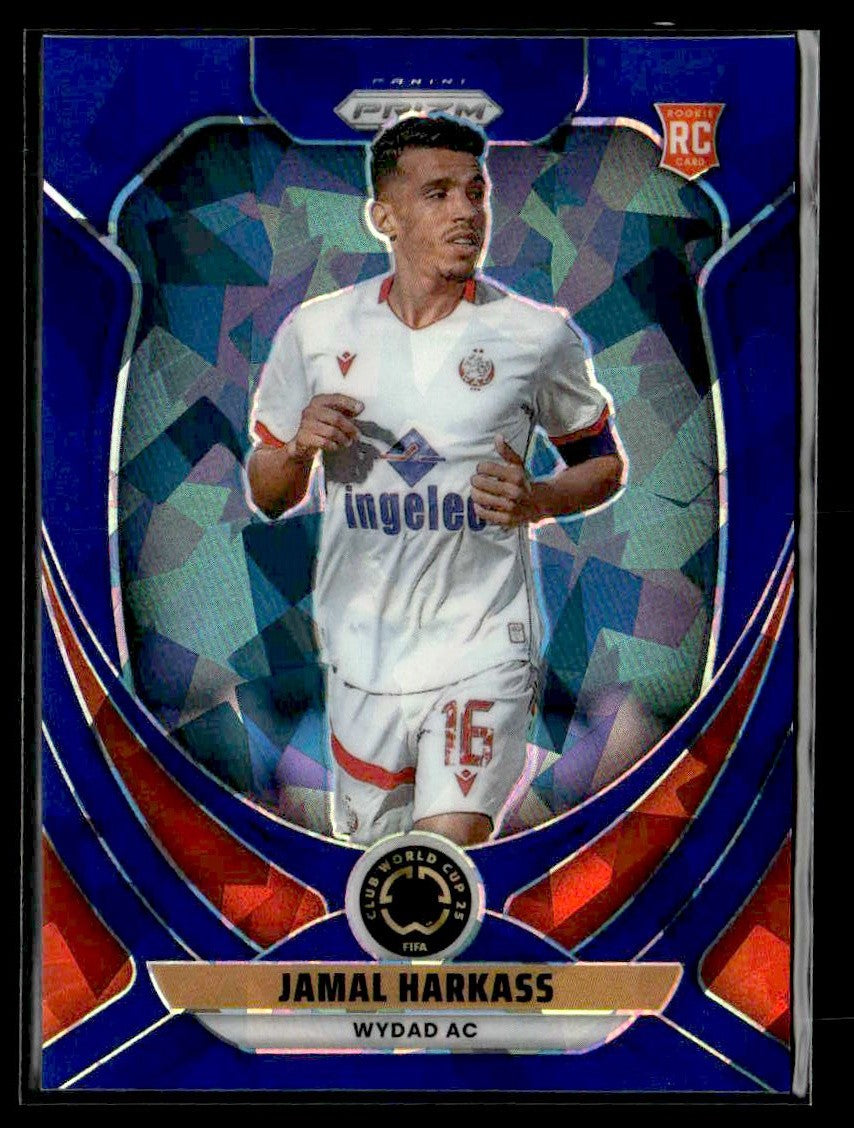 2025 Panini Prizm FIFA Club World Cup #196 Jamal Harkass Blue Ice #/175