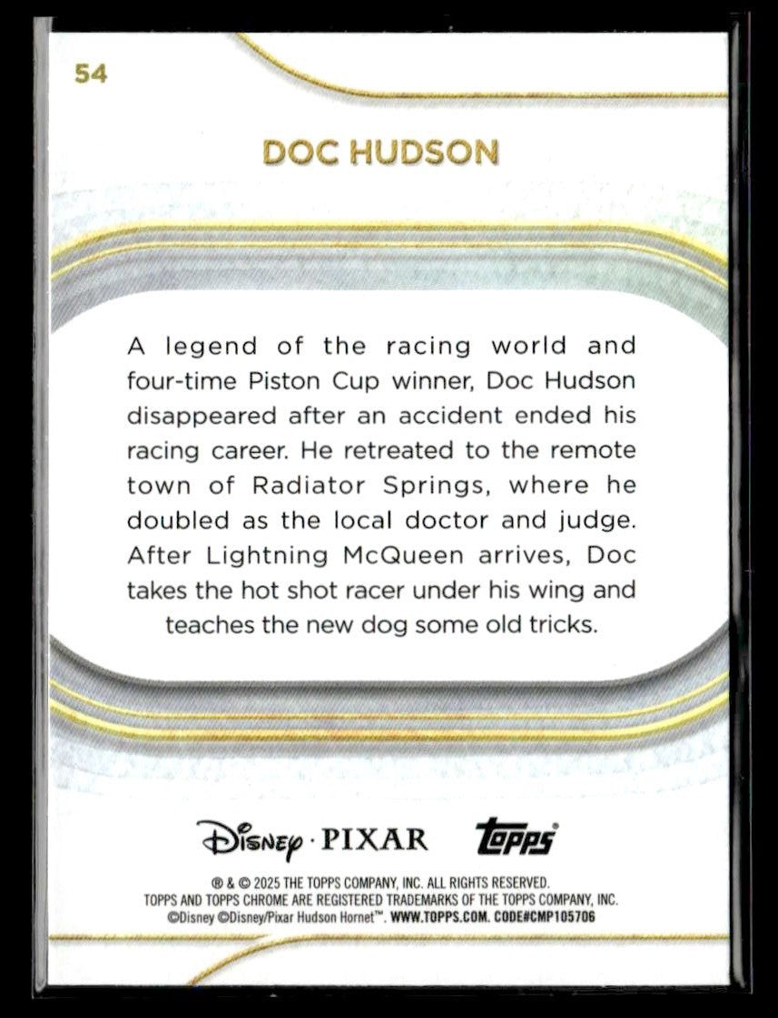 π Doc Hudson β 2025 Topps Chrome Disney #54 π