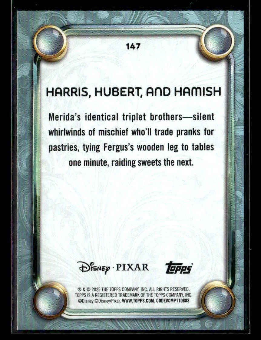 2025 Topps Disney Wonder #147 Harris, Hubert, and Hamish Tier 2