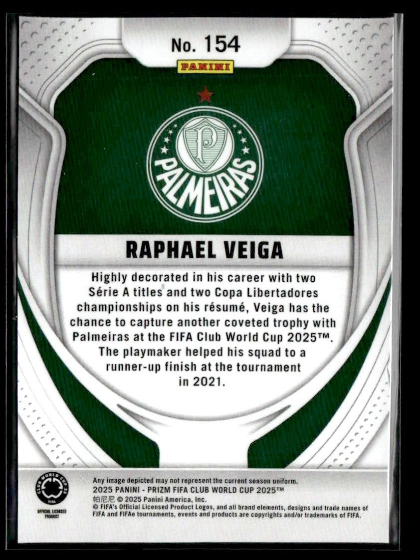 2025 Panini Prizm FIFA Club World Cup #154 Raphael Veiga