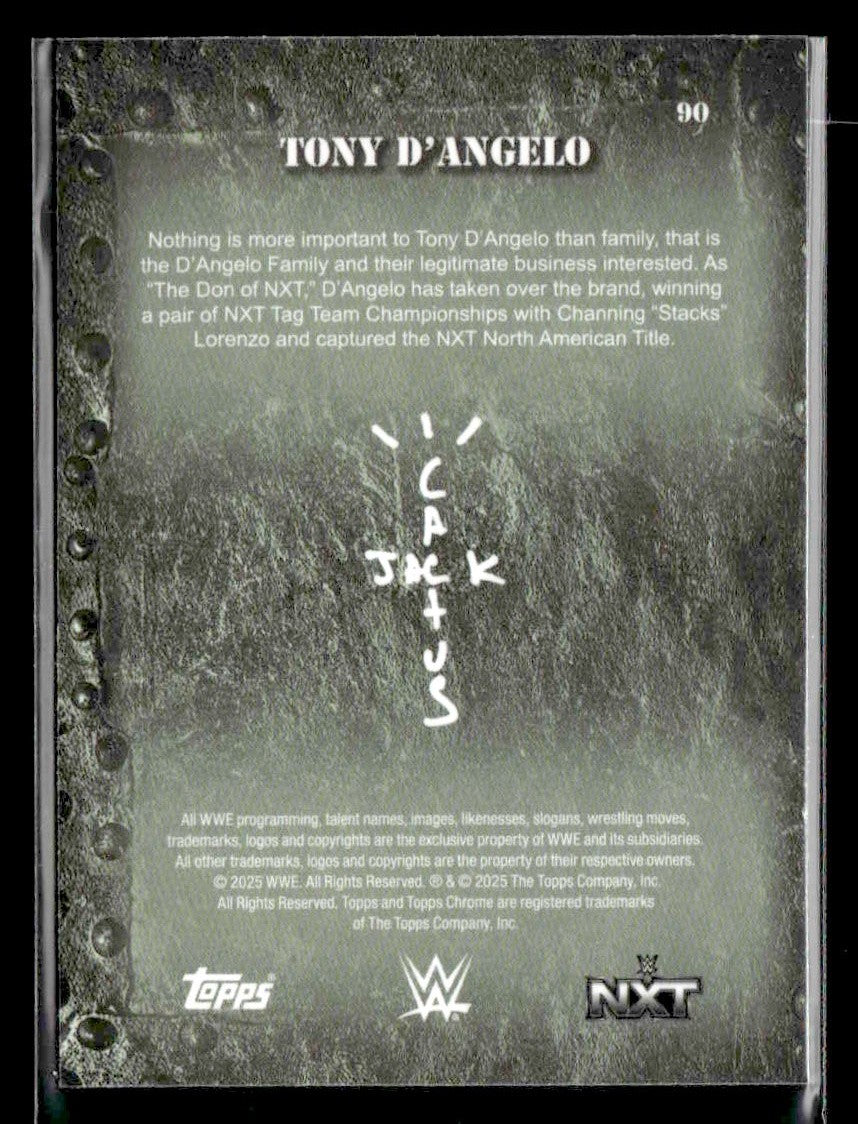 2025 Topps Chrome WWE x Cactus Jack #90 Tony D'Angelo