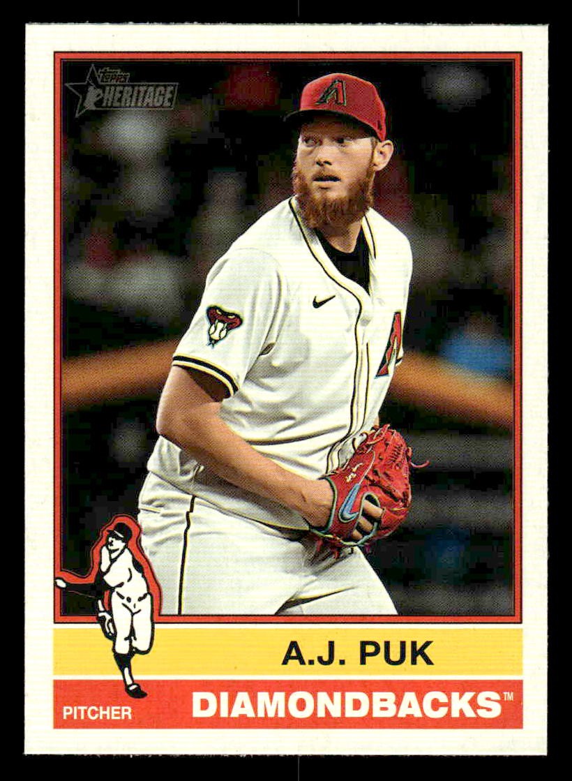 2025 Topps Heritage #490 A.J. Puk