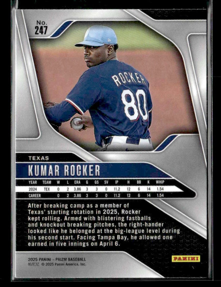 2025 Panini Prizm #247 Kumar Rocker