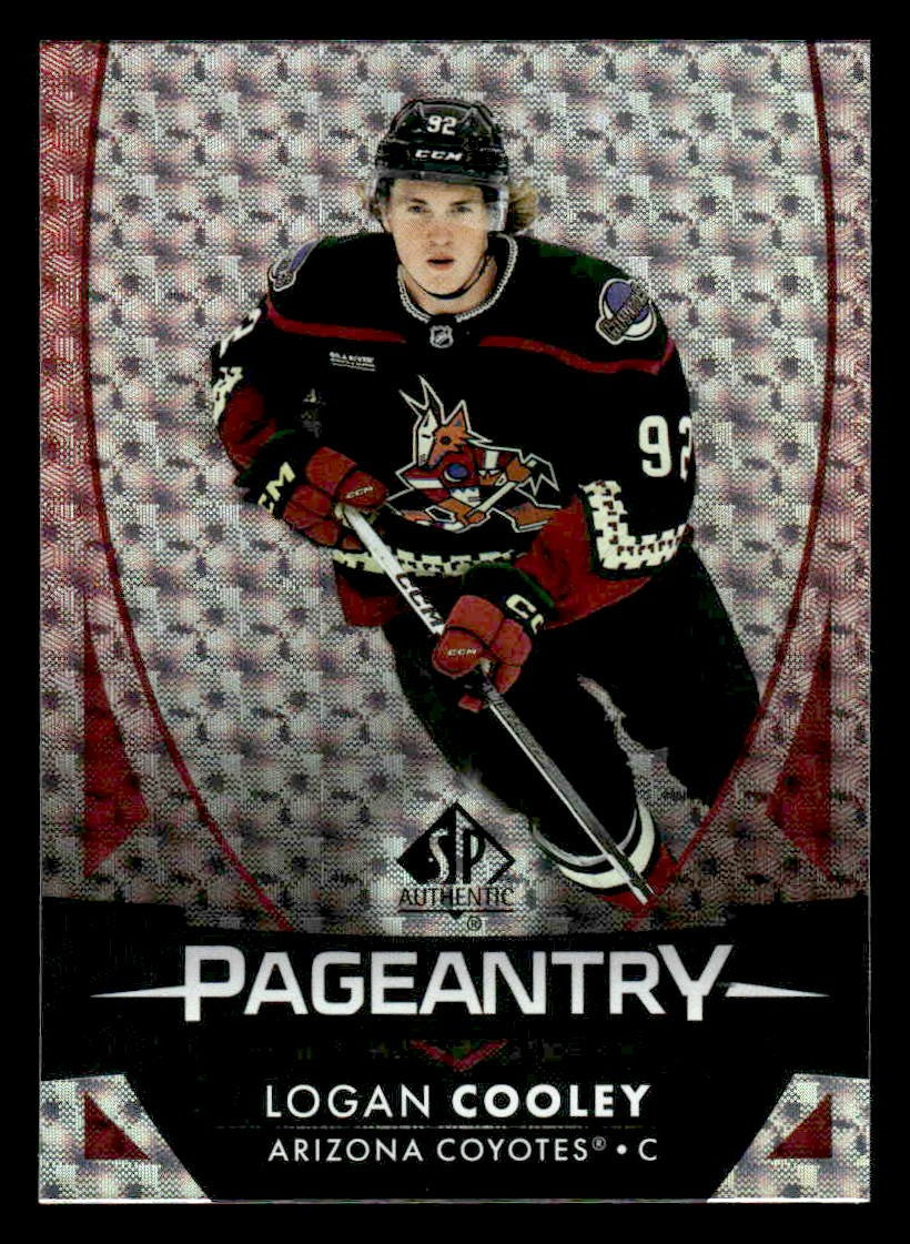 2023-24 SP Authentic #P-63 Logan Cooley Pageantry
