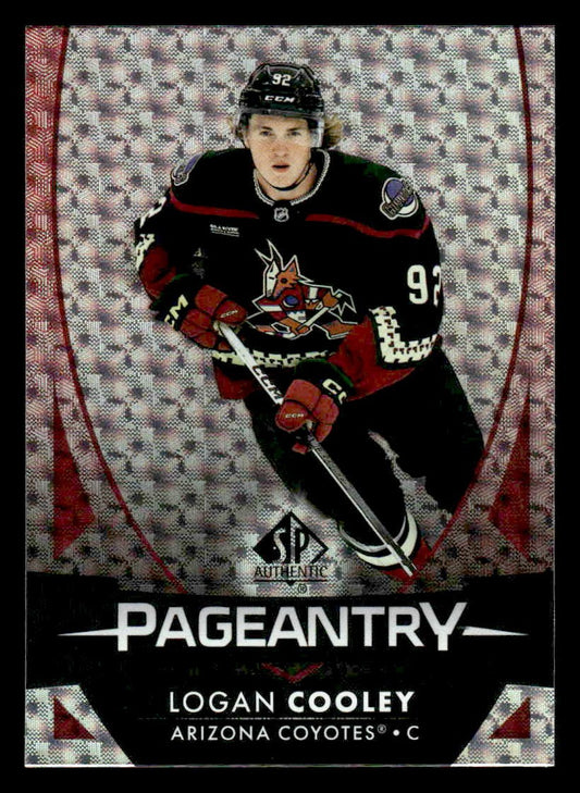 2023-24 SP Authentic #P-63 Logan Cooley Pageantry