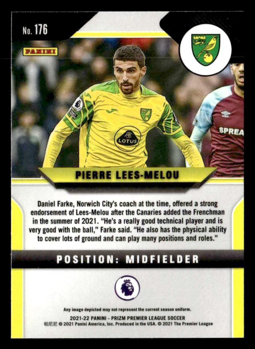 2021-22 Panini Prizm Premier League #176 Pierre Lees-Melou