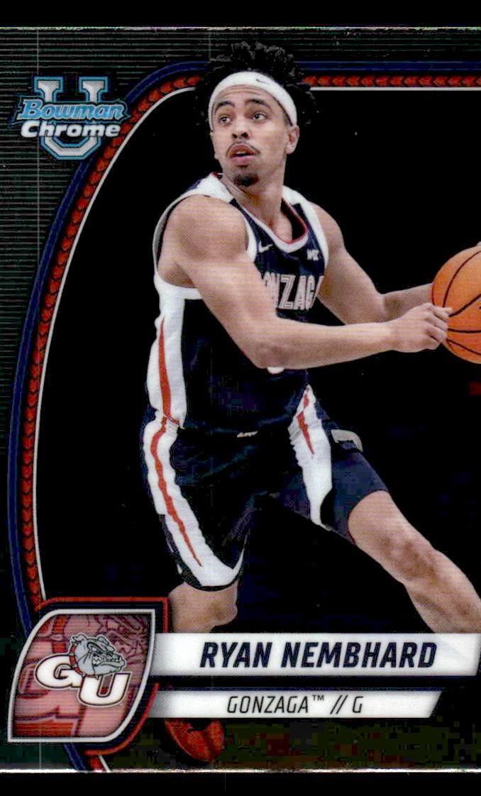 2024-25 Bowman University Chrome #72 Ryan Nembhard
