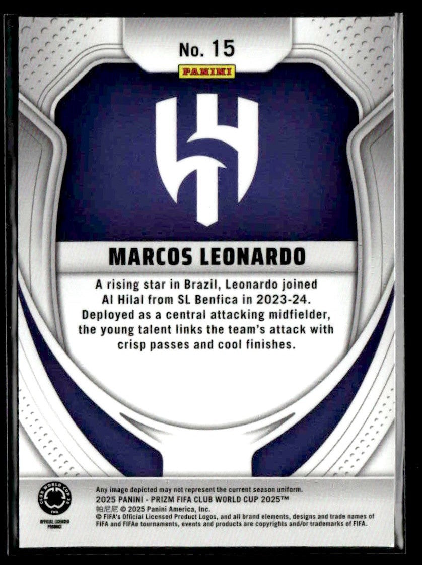 2025 Panini Prizm FIFA Club World Cup #15 Marcos Leonardo