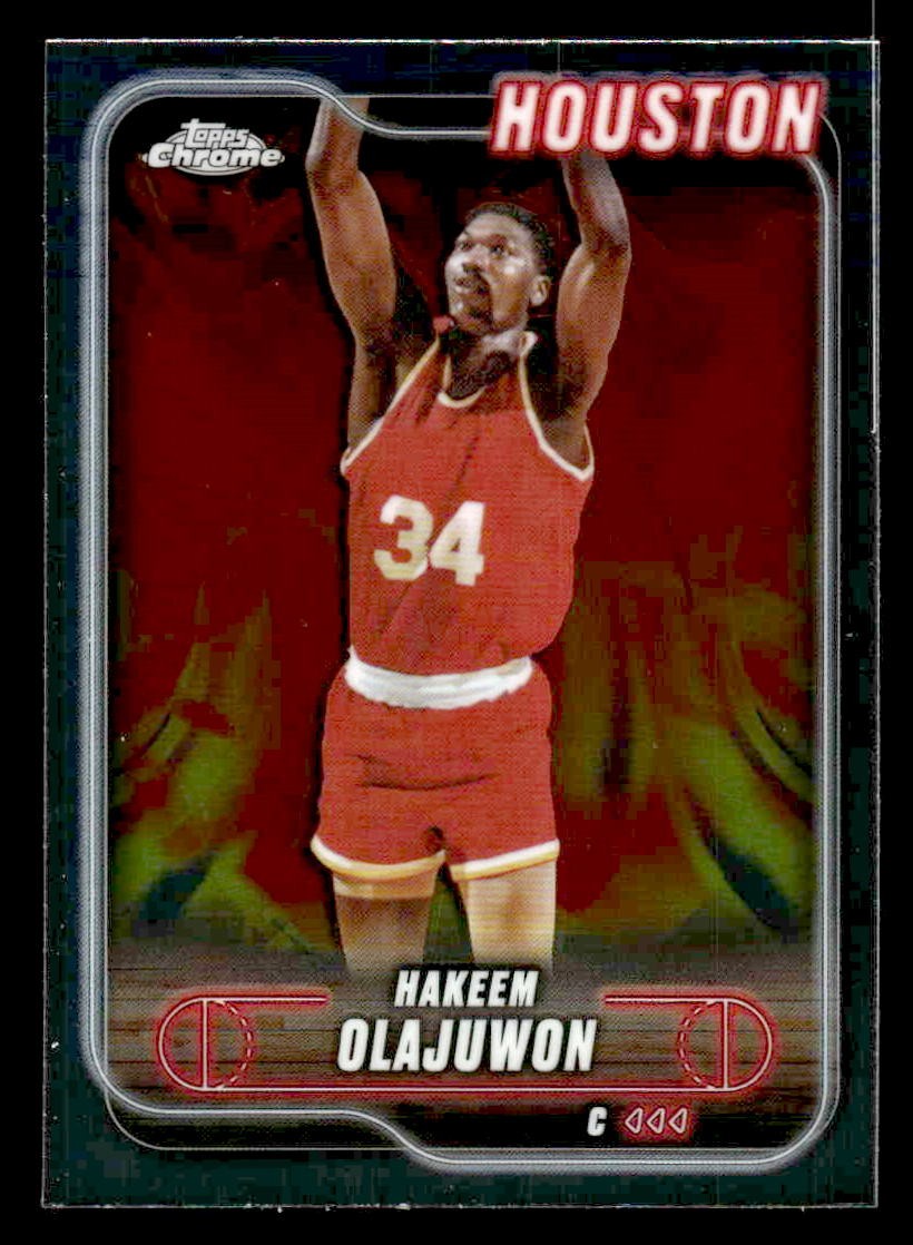 2024-25 Topps Chrome #115 Hakeem Olajuwon