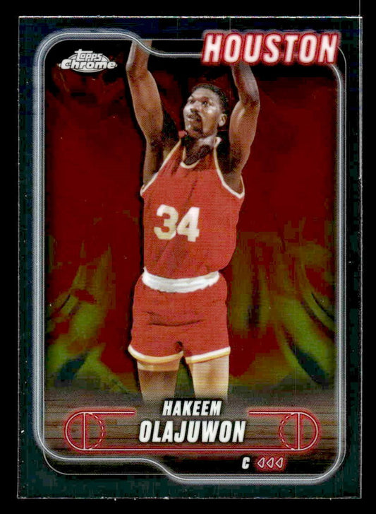 2024-25 Topps Chrome #115 Hakeem Olajuwon