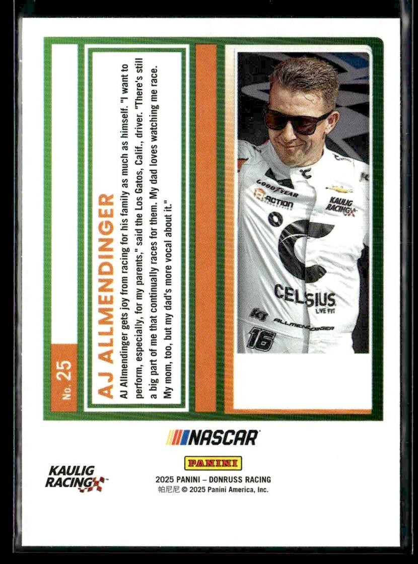 2025 Donruss #25 AJ Allmendinger