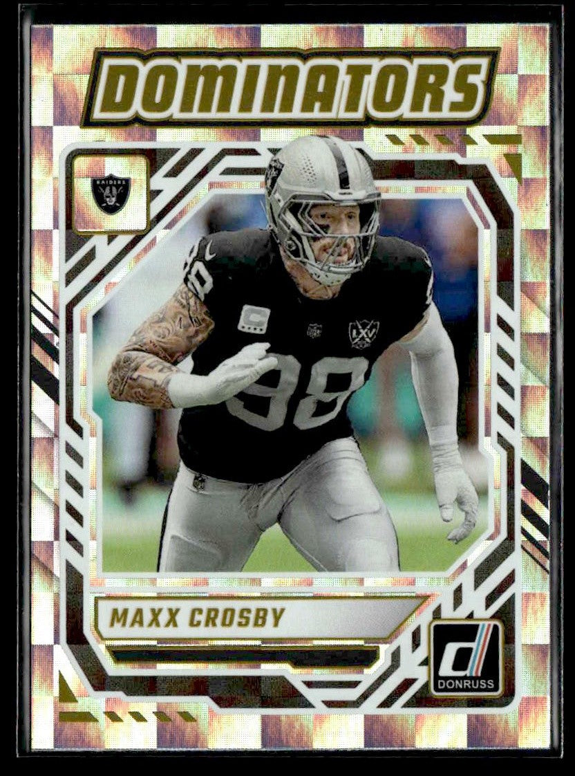 2025 Donruss #DOM-MCY Maxx Crosby Dominators