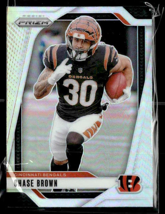 2024 Panini Prizm #60 Chase Brown Silver