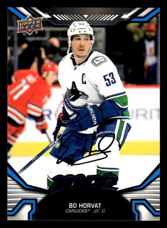 2022-23 Upper Deck MVP #177 Bo Horvat Blue Script