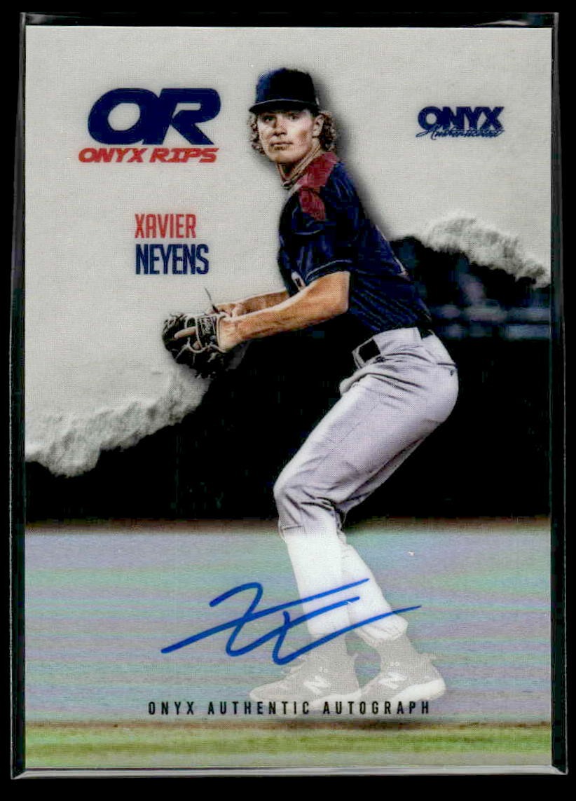 2025 Onyx Rips #RAB-XANE Xavier Neyens Refractor Autographs