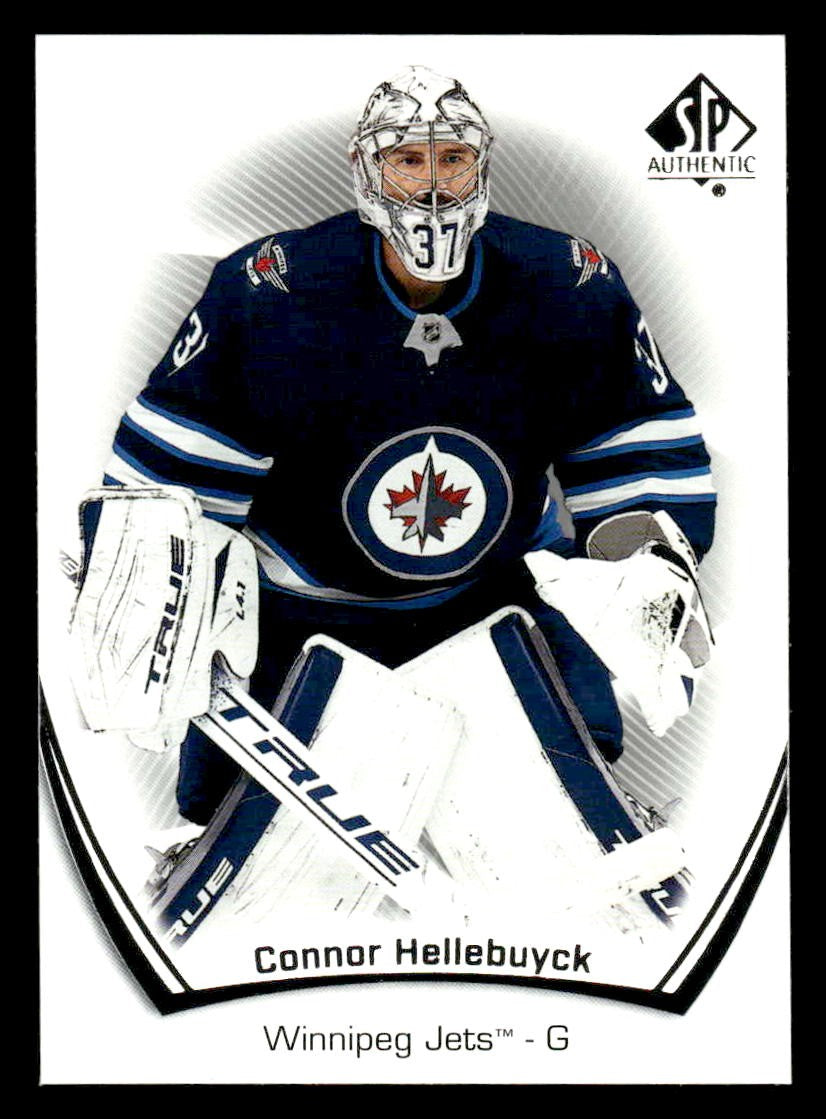 2021-22 SP Authentic #62 Connor Hellebuyck