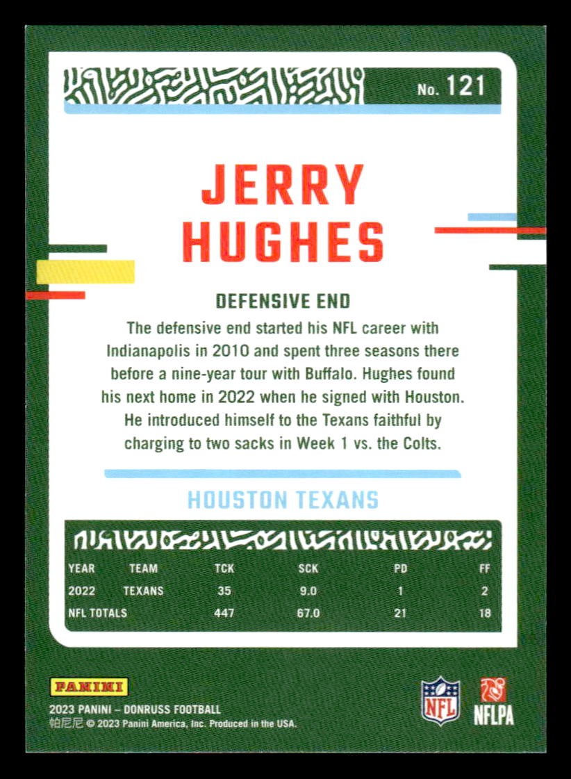 2023 Donruss #121 Jerry Hughes