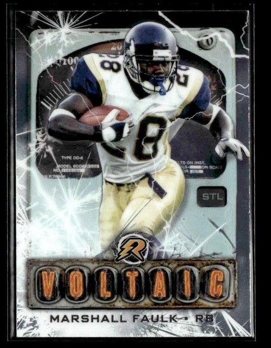 2024 Topps Resurgence #V-22 Marshall Faulk Voltaic