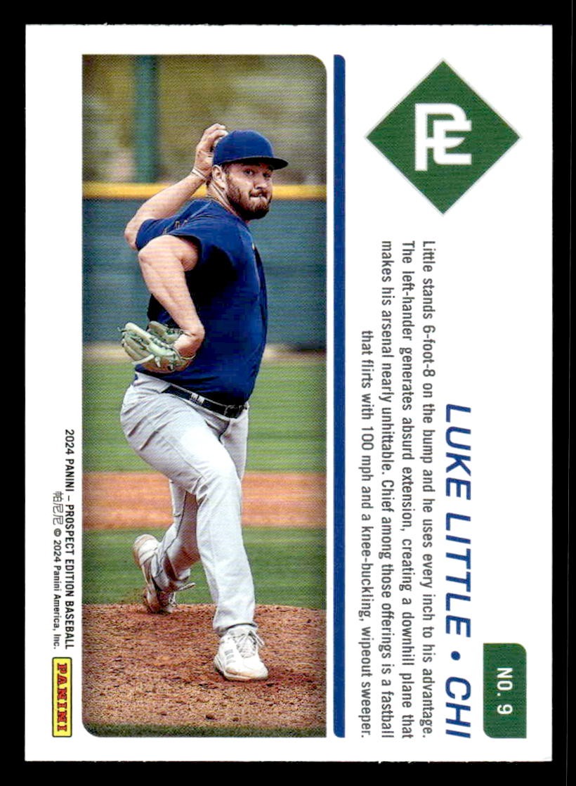 2024 Panini Prospect Edition #9 Luke Little
