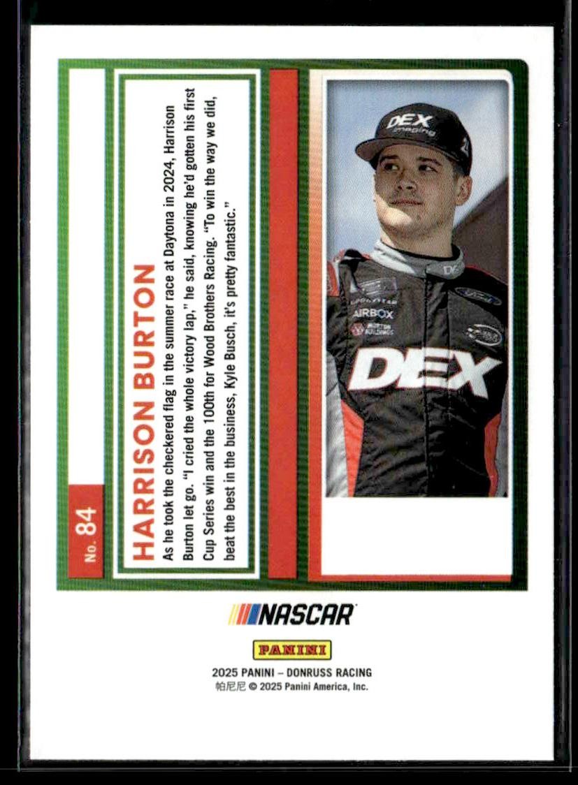 2025 Donruss #84 Harrison Burton
