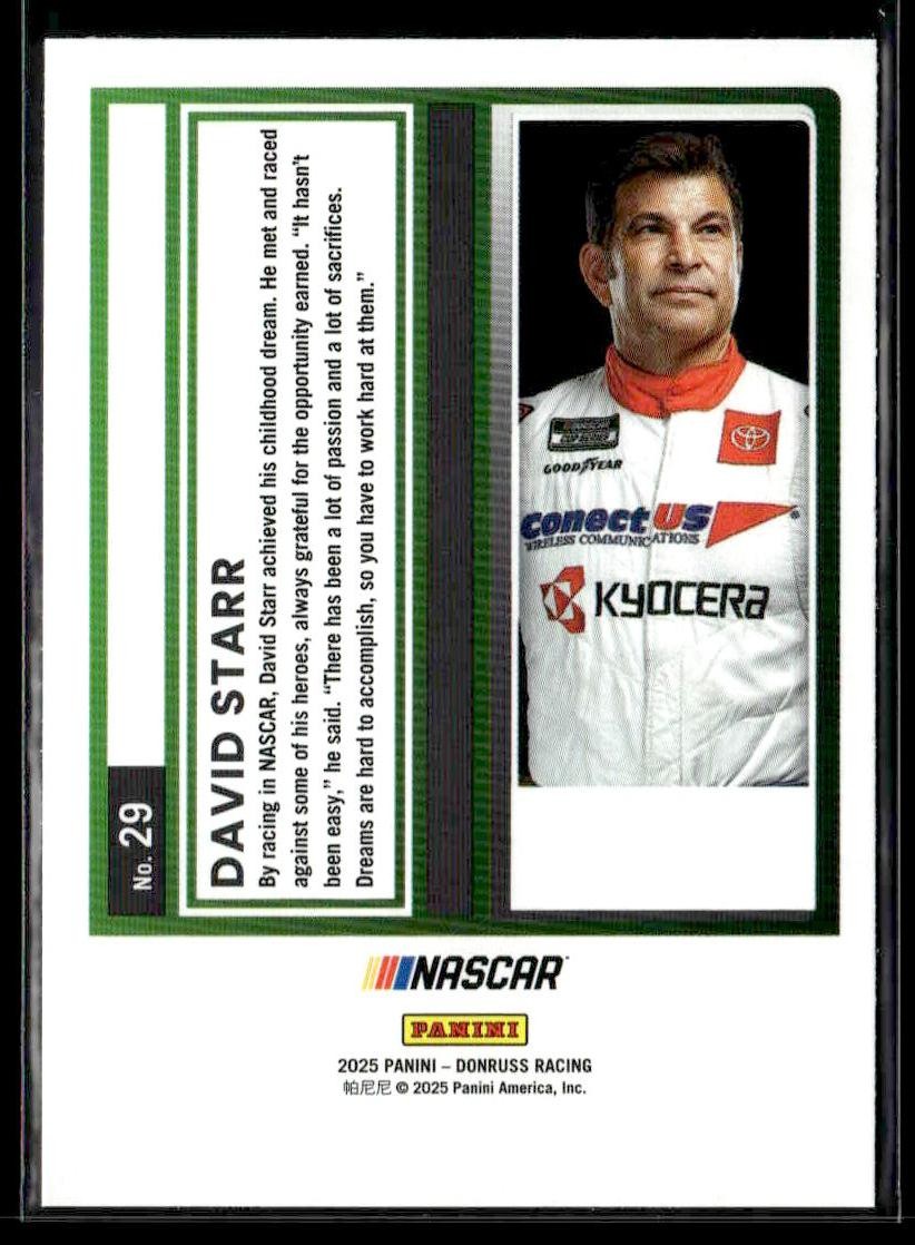 2025 Donruss #29 David Starr