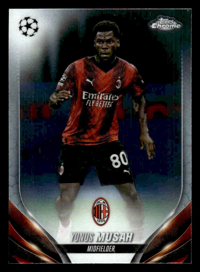 2023-24 Topps Chrome UEFA Club Competitions #89 Yunus Musah