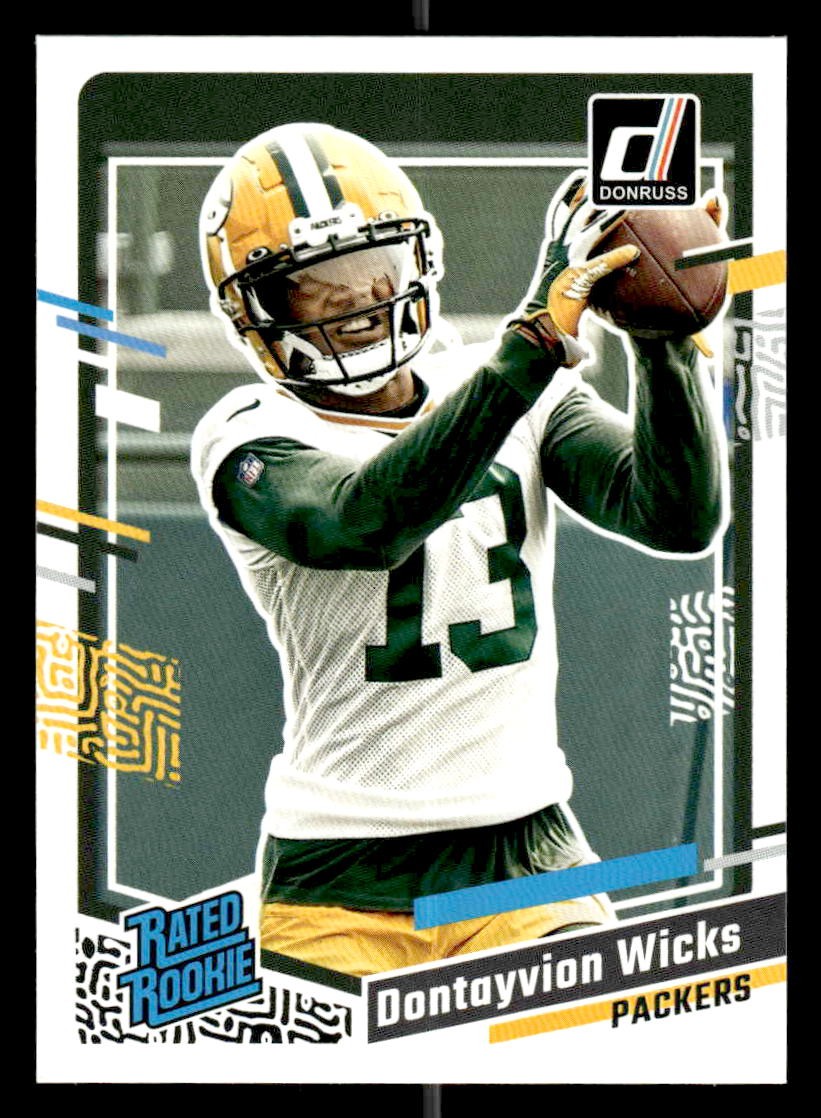 2023 Donruss #333 Dontayvion Wicks