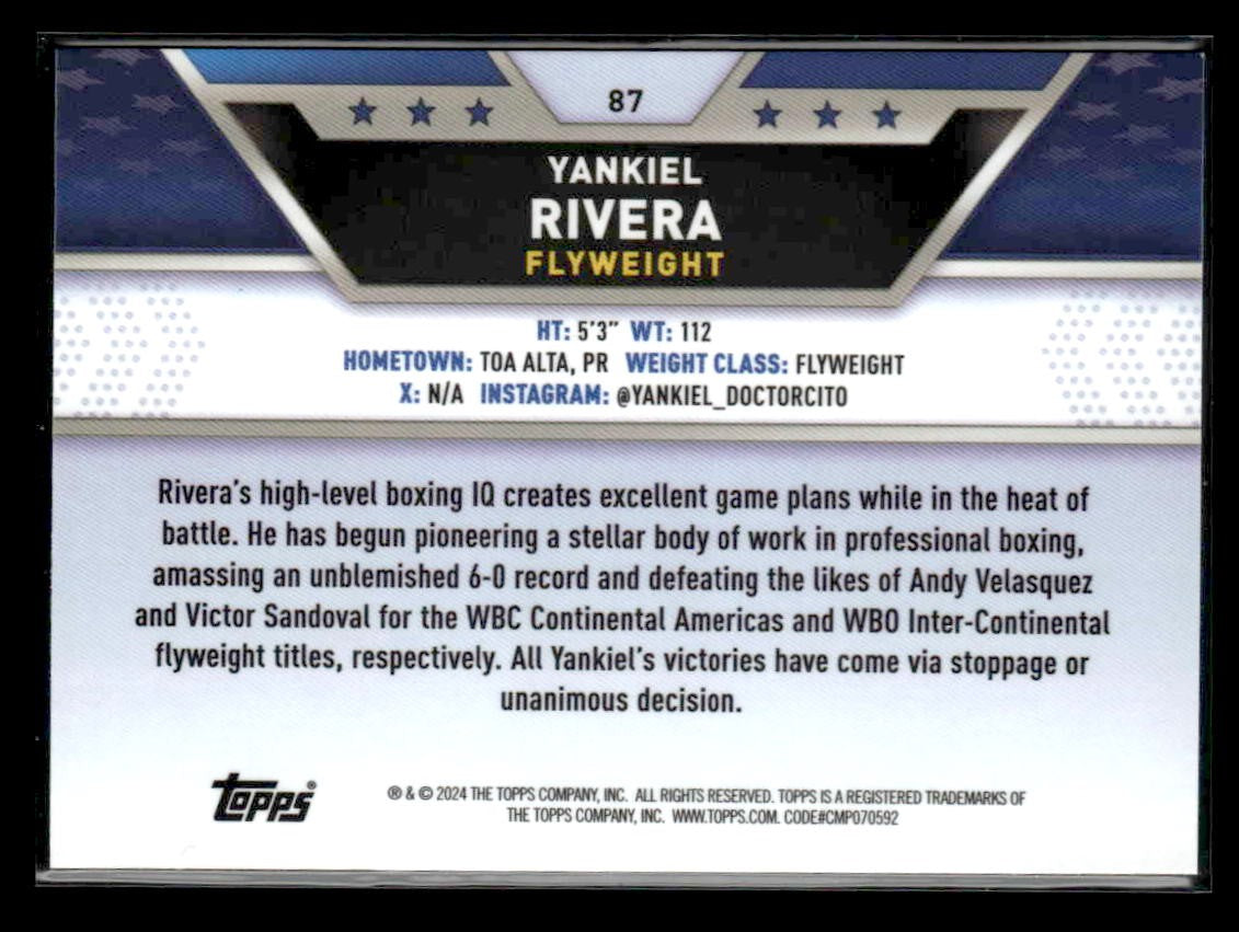 2024 Topps Chrome #87 Yankiel Rivera