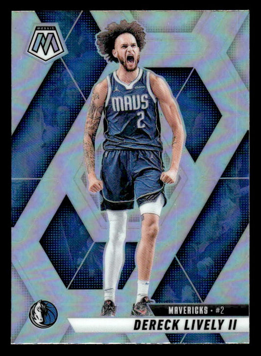 2024-25 Panini Mosaic #115 Dereck Lively II Silver