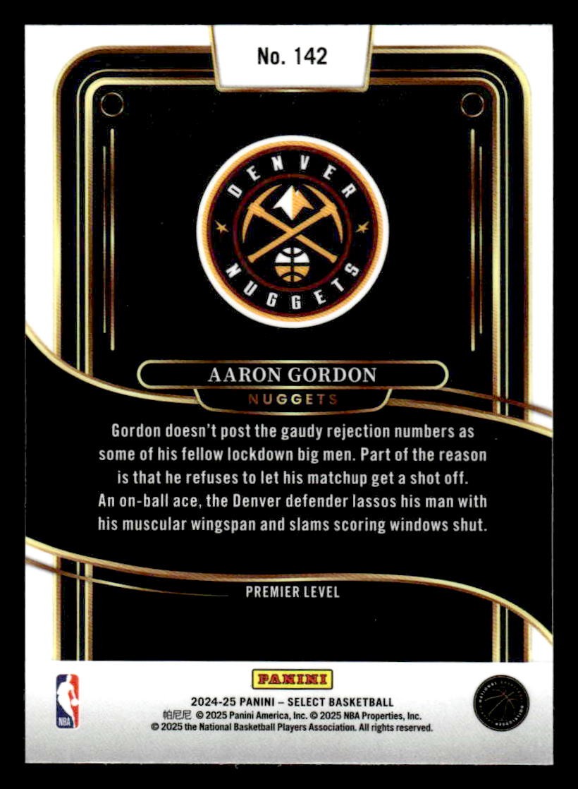 2024-25 Panini Select #142 Aaron Gordon