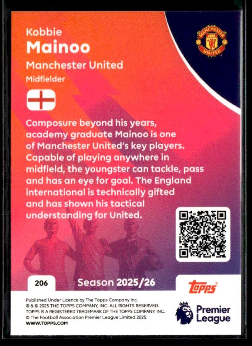 2025-26 Topps Premier League #206 Kobbie Mainoo
