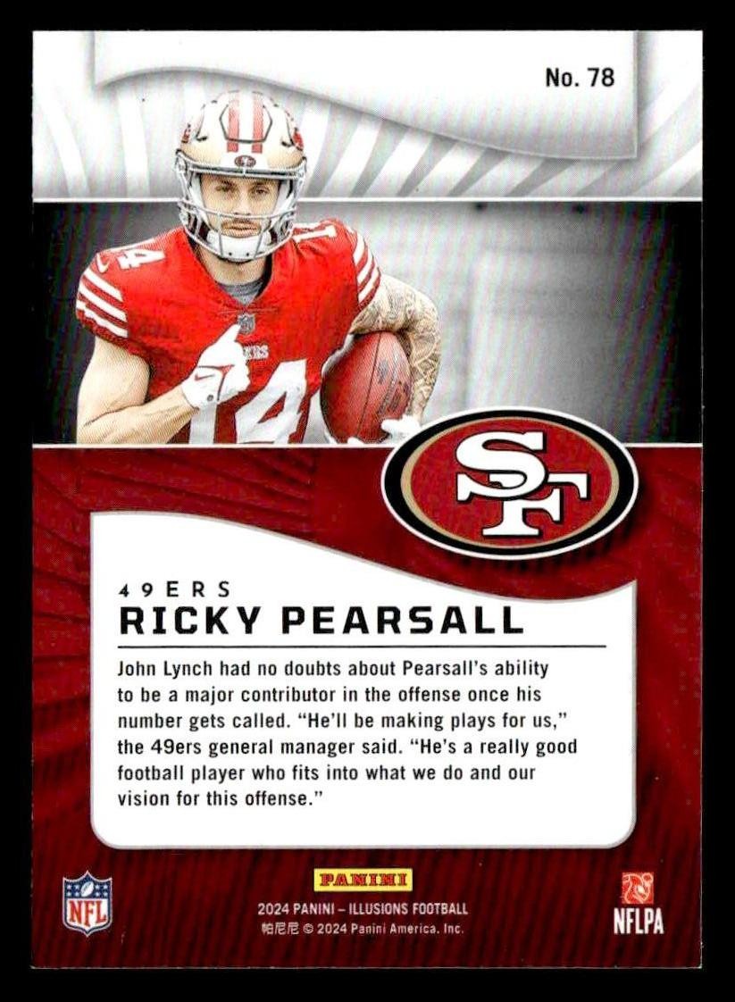 2024 Panini Illusions #78 Ricky Pearsall Retail