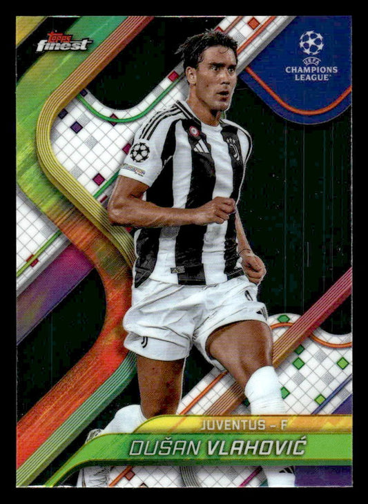 2024-25 Topps Finest UEFA Club Comp #6 Dusan Vlahovic
