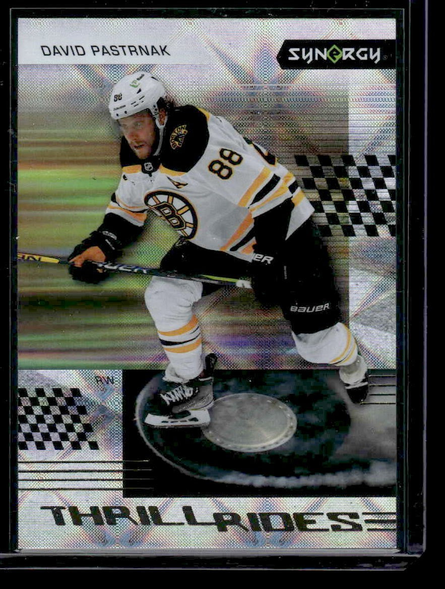 2023-24 Upper Deck Synergy #TR-4 David Pastrnak Thrill Rides