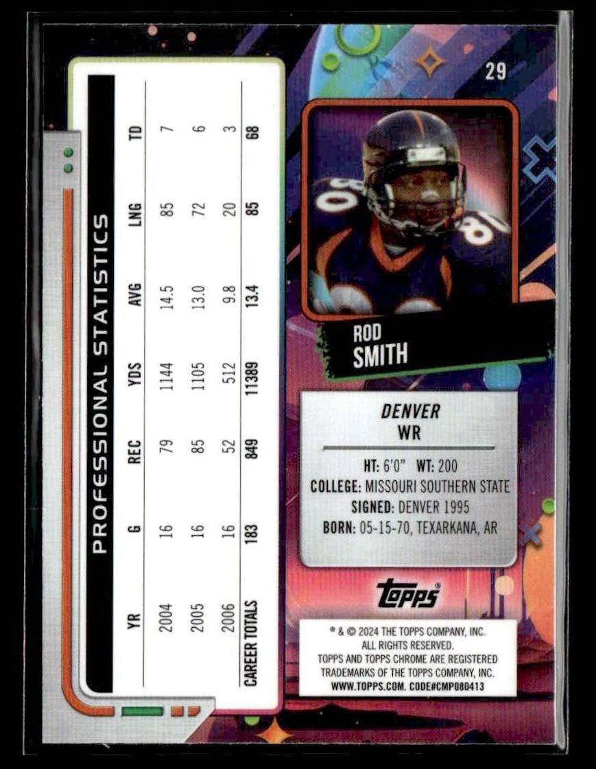 2024 Topps Chrome Cosmic #29 Rod Smith