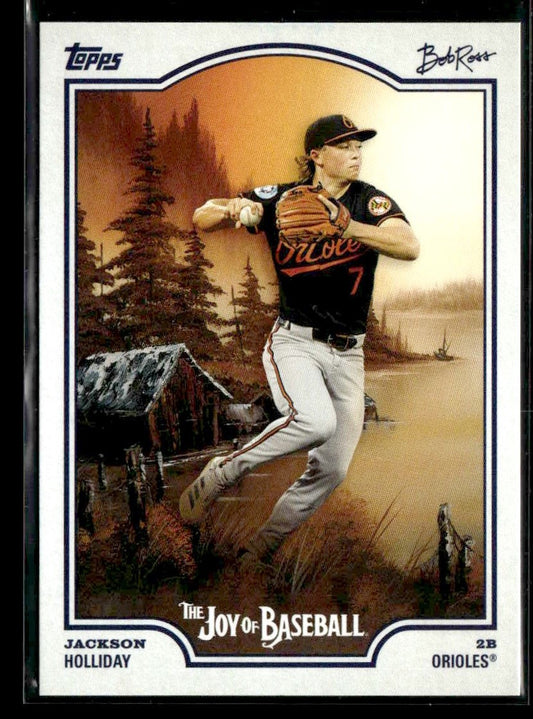 2025 Topps x Bob Ross: The Joy of Baseball #32 Jackson Holliday
