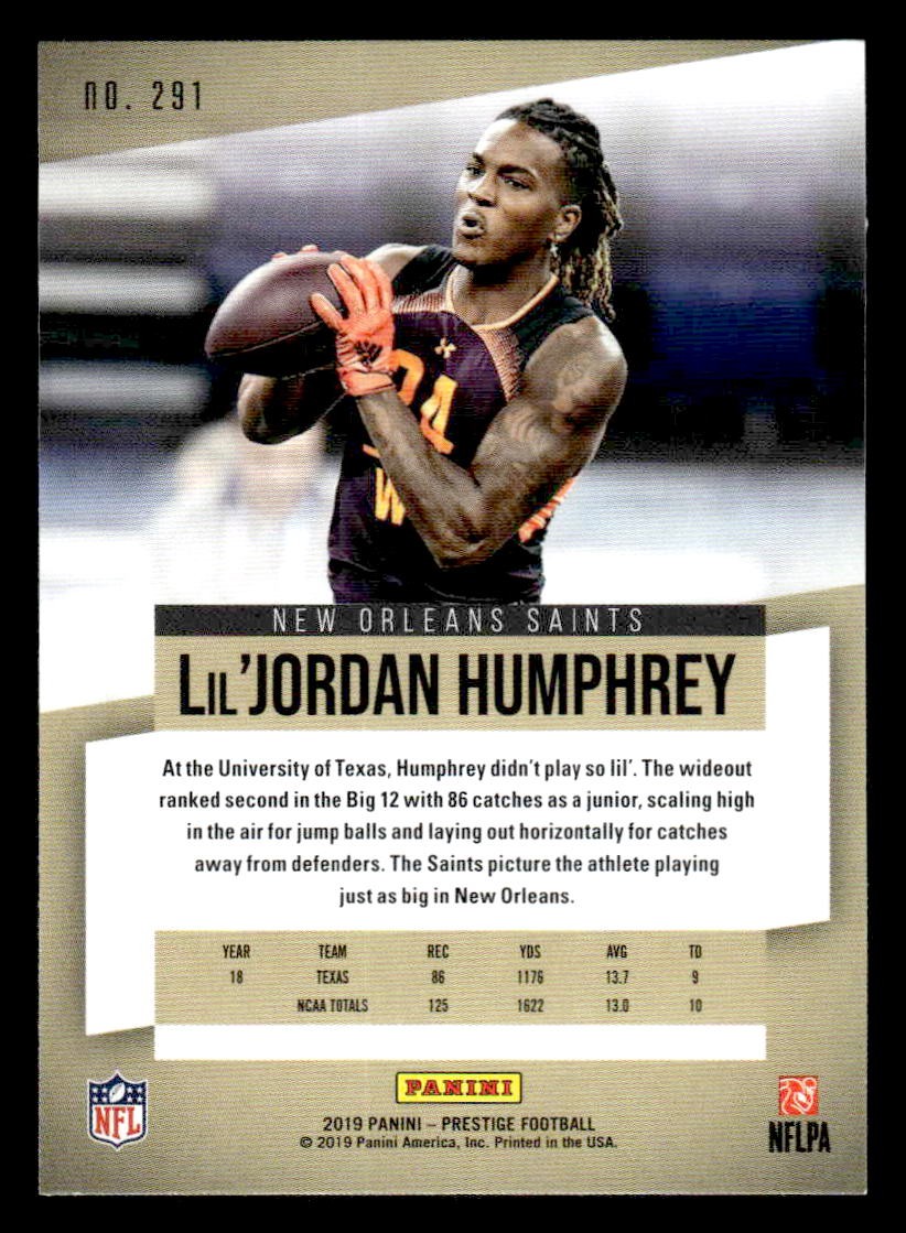 2019 Panini Prestige #291 Lil'Jordan Humphrey